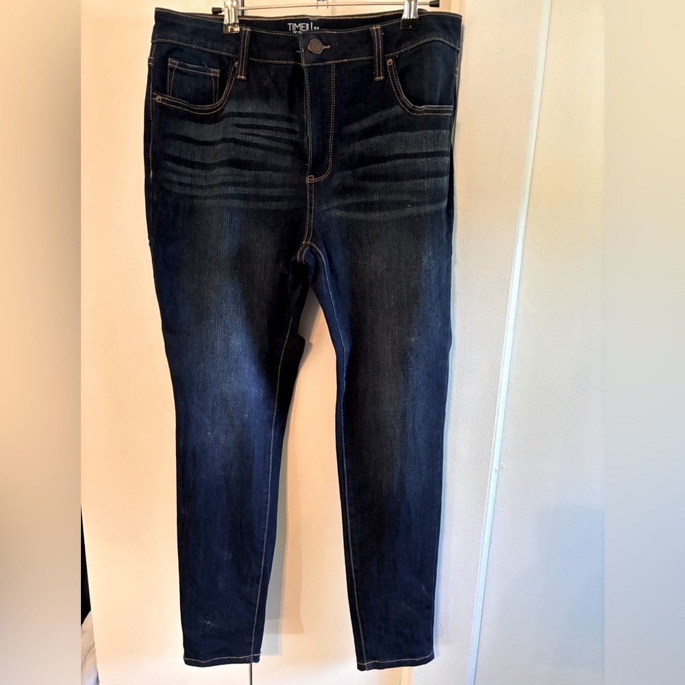 High rise skinny jeans size 14